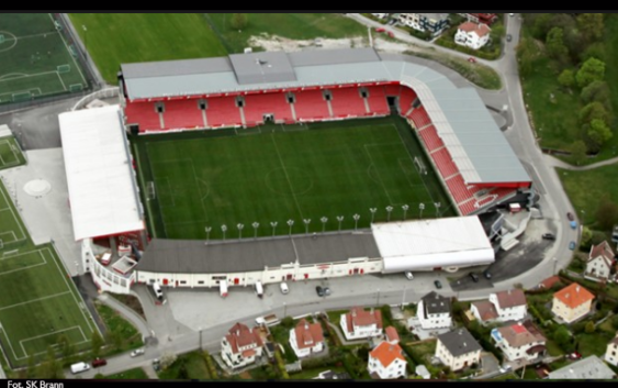 SK Brann z „sypialną” trybuną