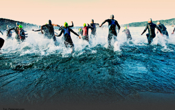 Pojedynek Korzeniowskich w trakcie trithlonu