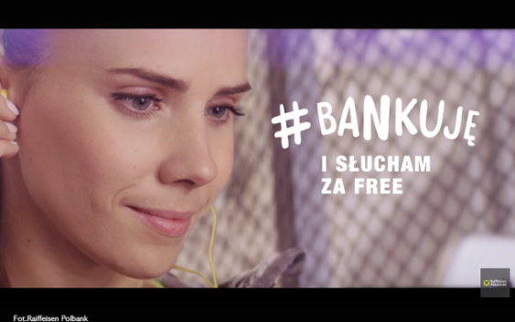 Ada Palka wystąpiła w reklamie Raiffeisen Polbank
